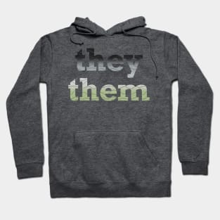 Agender They Them Waves Hoodie